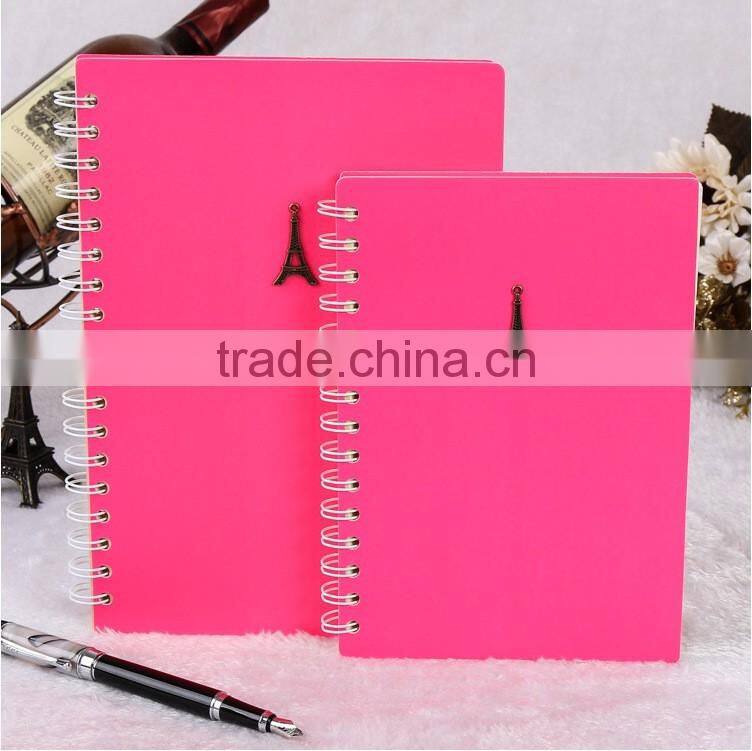 32K/18K PP cover planner cheap spiral notebook custom ,student notebook printing