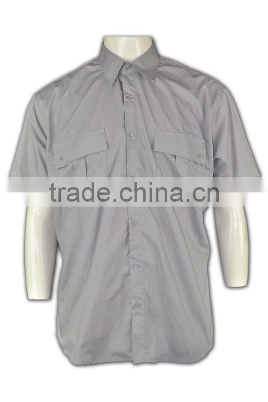 100% Cotton Design china made cheap grey formal workwear shirts designs
