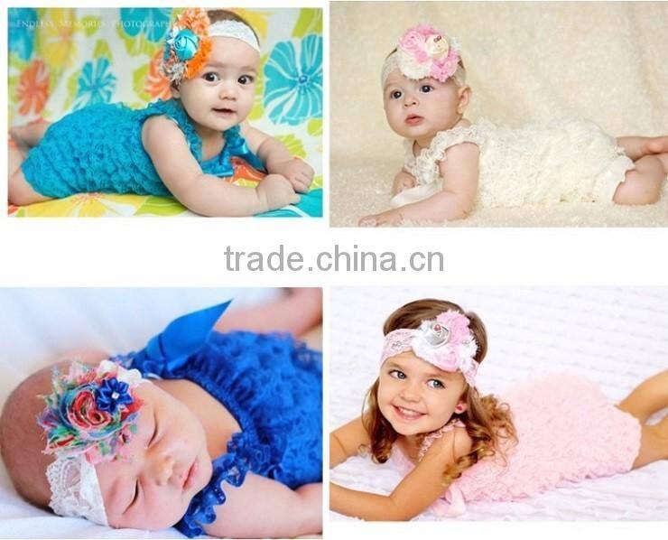 Baby Girls Bubble Ruffle Rompers Adorable Petti Lace Romper With Bow infant jumpsuit,toddler bodysuit with straps and ribbon bow