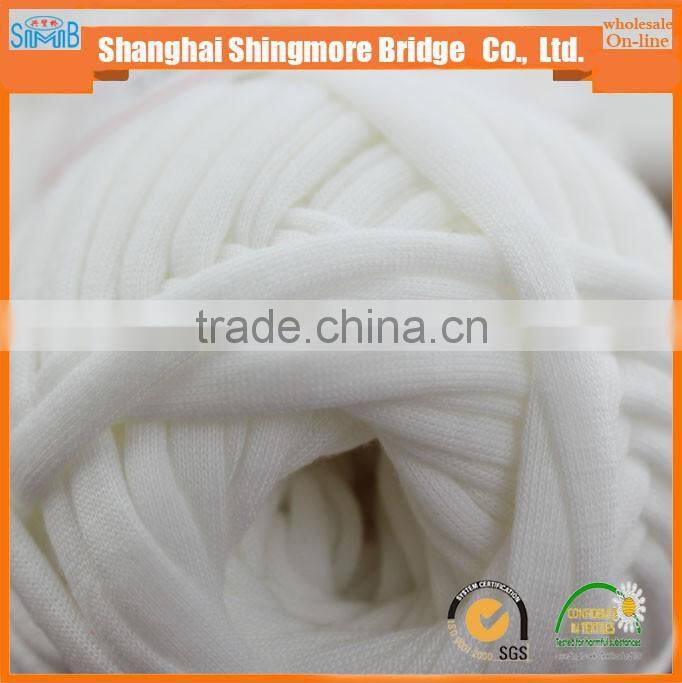 fancy yarn factory direct wholesale oeko tex standard quality soft textile t shirt yarn crochet yarn