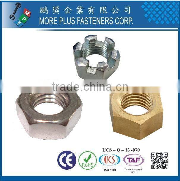 Taiwan Stainless Steel High Strength Heavy Left Hand Long Hex Nut