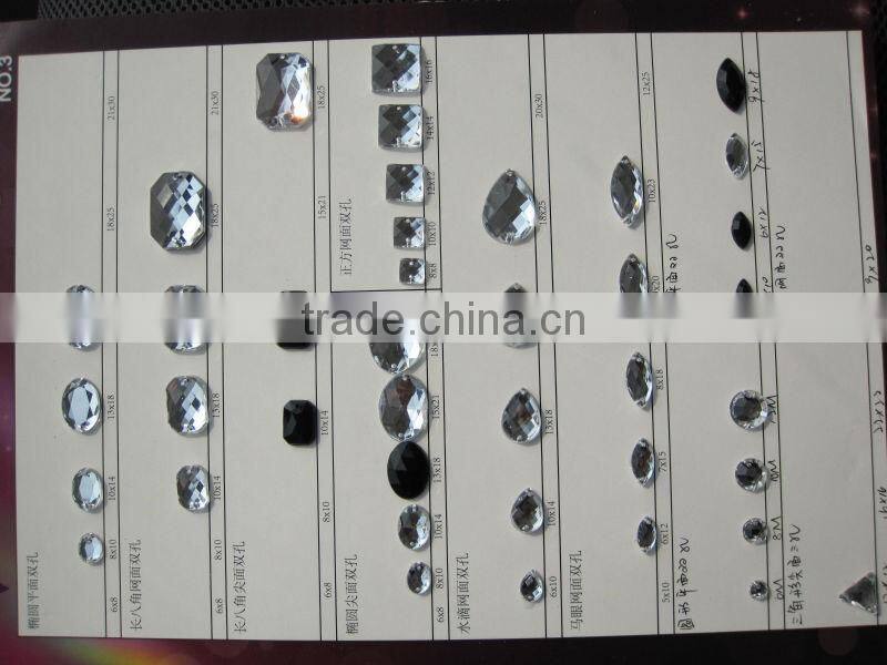 Flat Back Acrylic Rhinestone