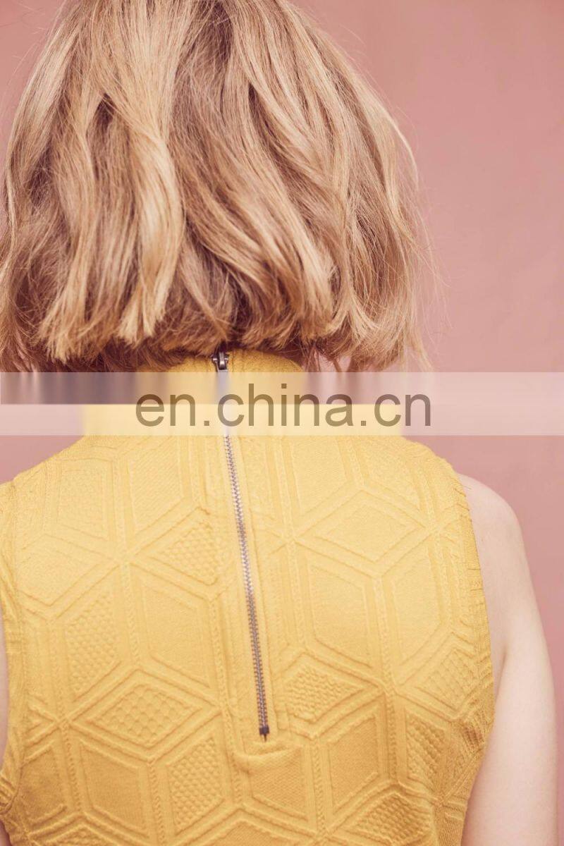 Pullover Sleeveless Top Vest Mockneck Knit Tank Custom Knit Sweater Women