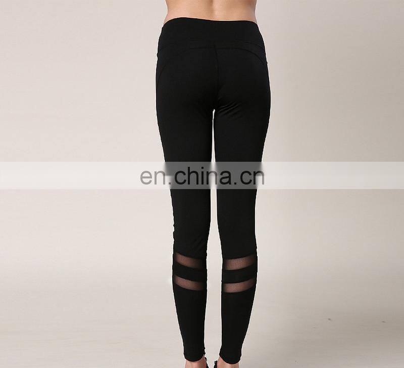 Cheap workout clothes sports womens yoga pants custom mesh crossfit leggings OEM manufacturer