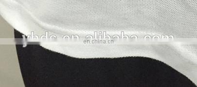 2017 Men's dryfit white polo t-shirt with black stripped collar work uniform