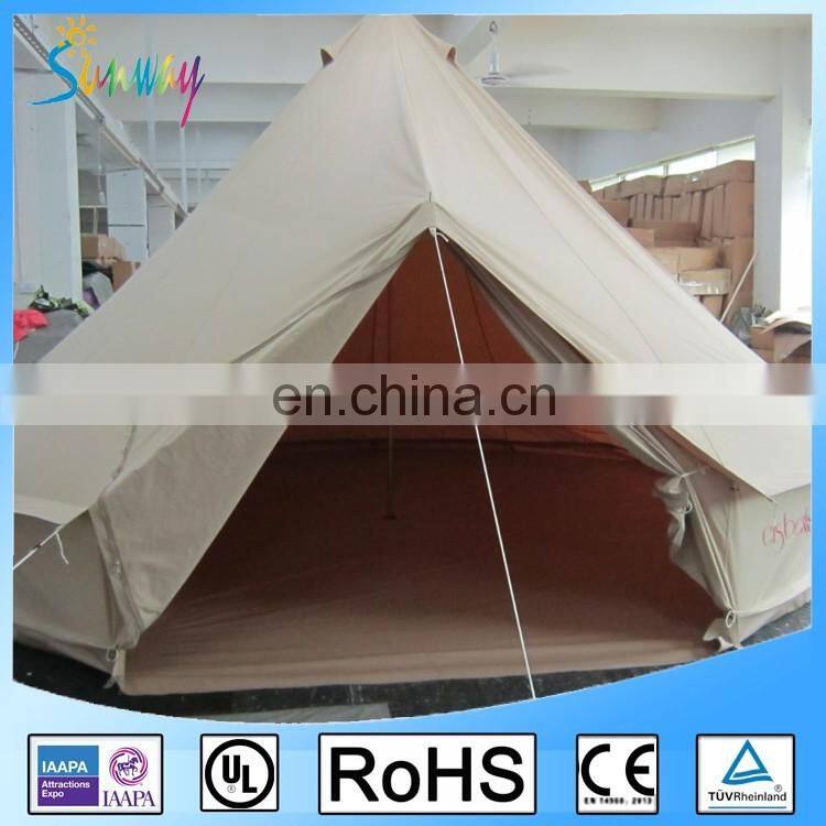 Outdoor Indian 3M 4M 5M 6M Cotton Tent Family Camping Bell Tents