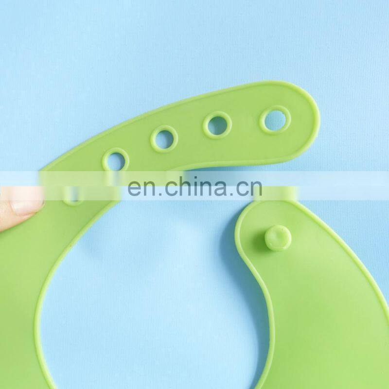 3pcs silicone cutlery dinner baby feeding set with bib and suction bowl