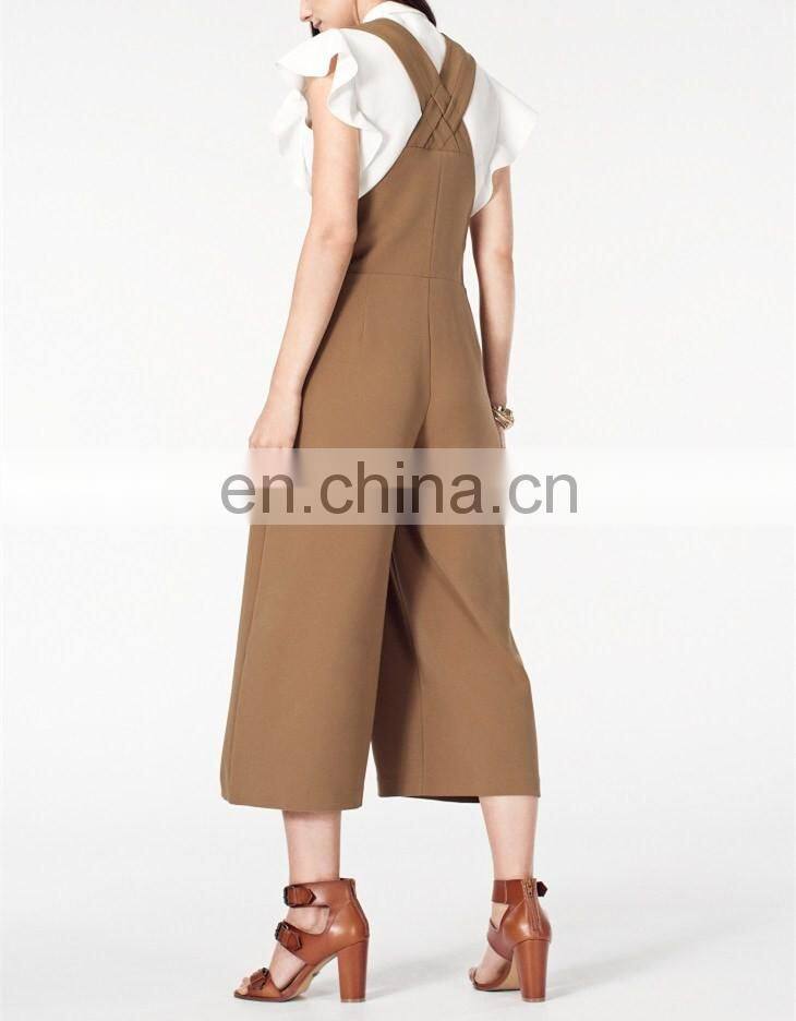 Wholesale Women Summer Fashion Playsuit pants romper jumpsuit kaki