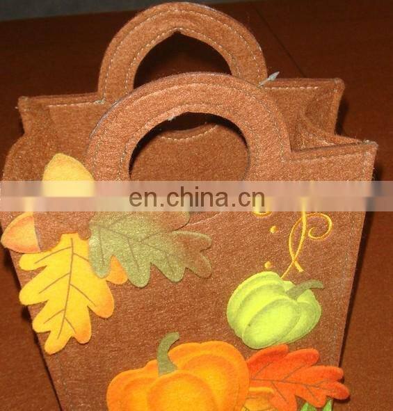 custom felt storage basket