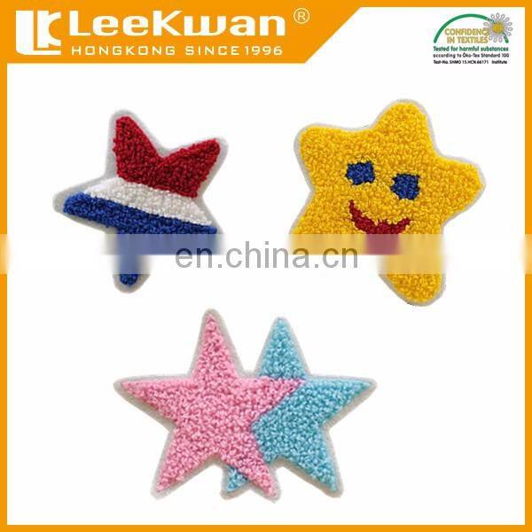 custom design super lover chenille embroidery Patch for cloth