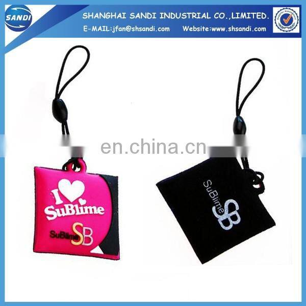 Promotional soft pvc mobile screen wipes