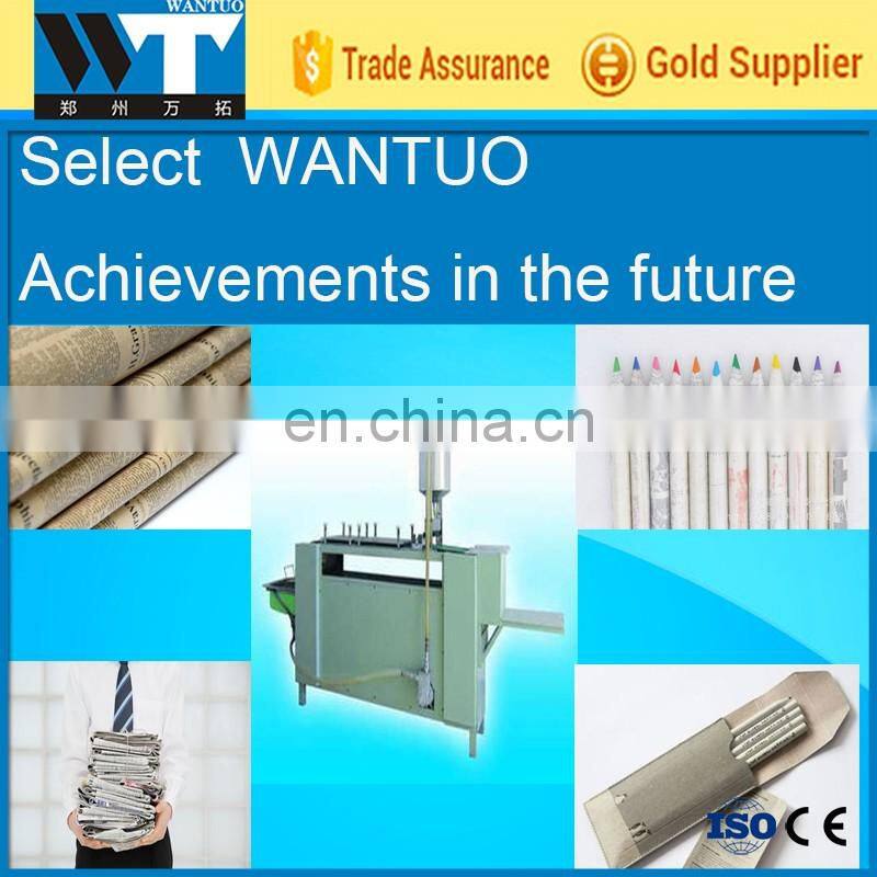 Automatic waste paper colour pencil making machine