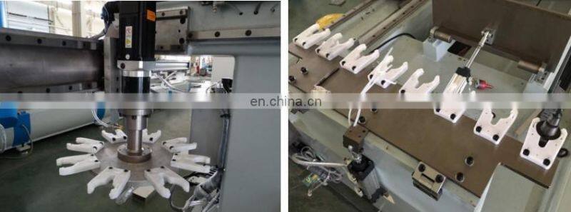 4 Axis Curtain Wall CNC Processing Milling Hole Machine