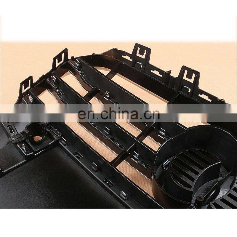 Bumper S5 Decal Bright Black Chrome Radiator Grill Grille Fit 2013-16 for Audi A5 S5