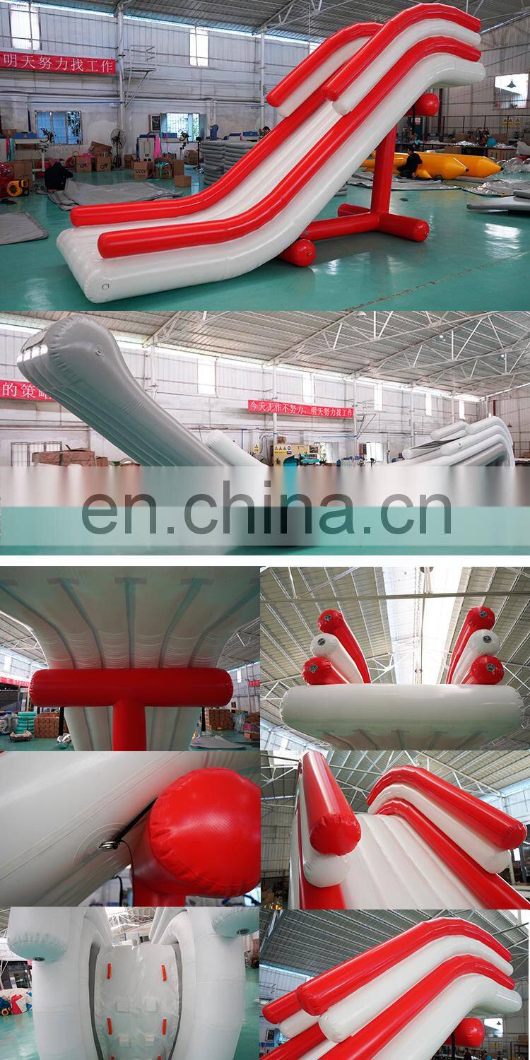 Inflatable water yacht slide portable inflatable play equipment yacht slide