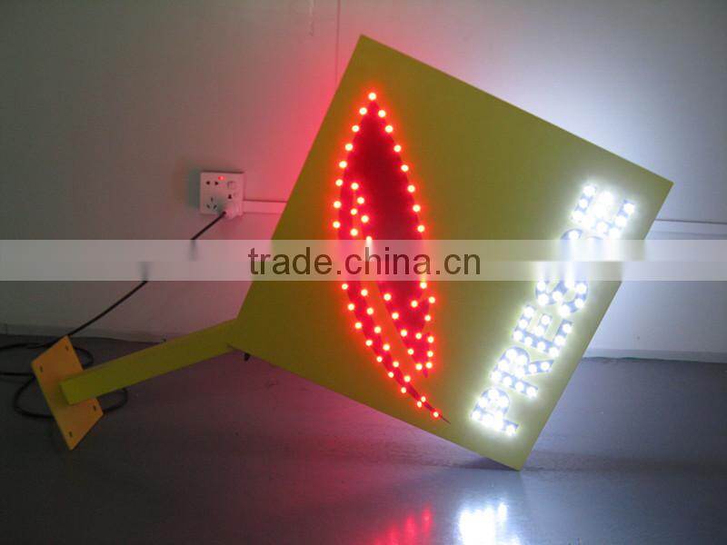 2015 new led products IP65 remote control TABACCO shop led animation sign