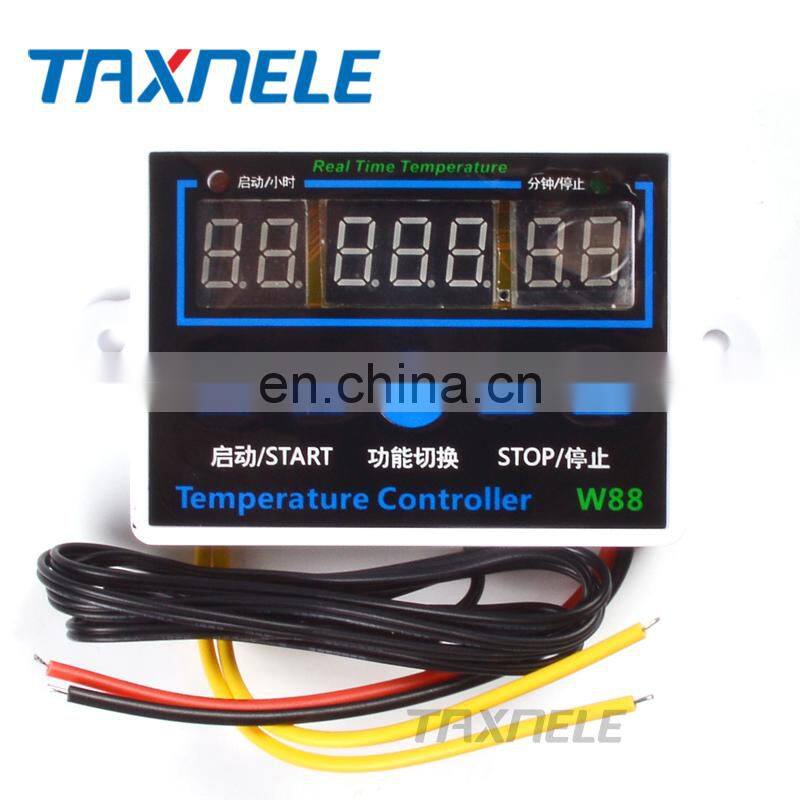 Digital Thermostat W88 12V 24V 220V Temperature Controller Triple Display Multifunction Thermostat Temperature Control Switch