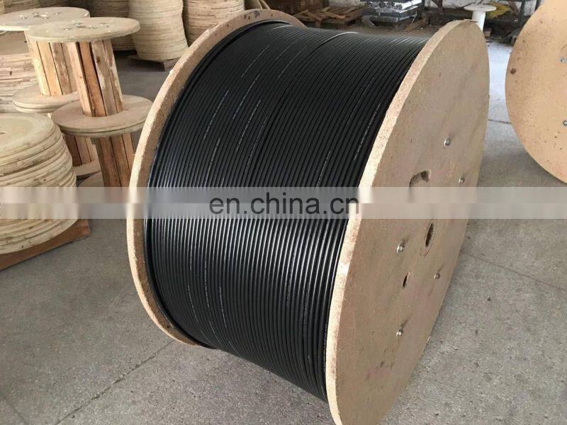 12 Cores Single Mode G657A G652D GYXTW Aerial Outdoor Steel Wire Fiber Optic Cable FTTH GYXTW Outdoor Fiber Cable
