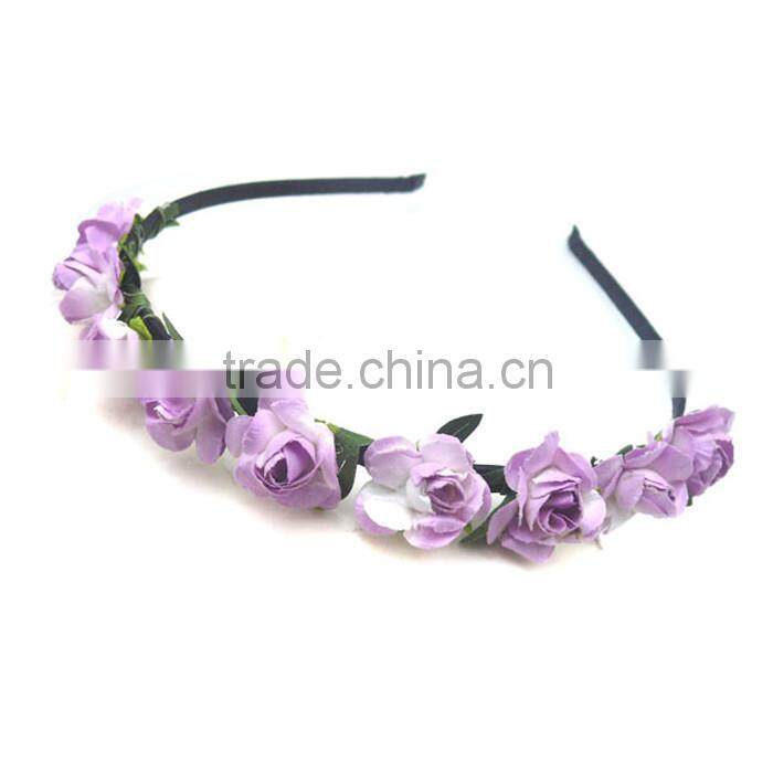 Decorative Fashion Flower Head Wreath Hawaiian wholesale
