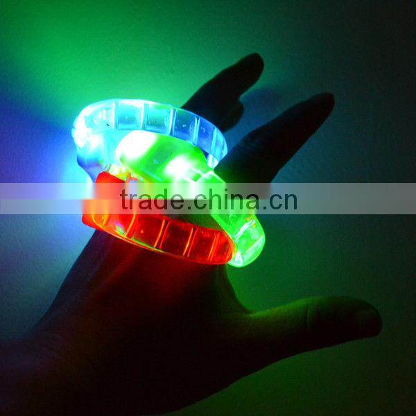 plastic hot sale Party gift led flashing bracelet
