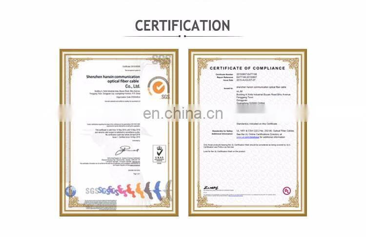 FTTH  g657a1 g657a2 g657b3 fibre optique cable 1core 2core steel wires