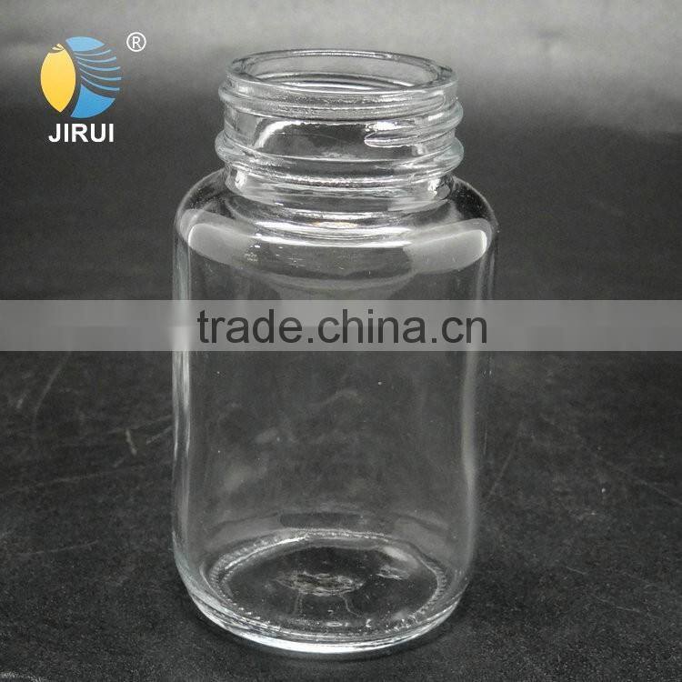 wholesale 100ml high quality food grade glass pill table bottle