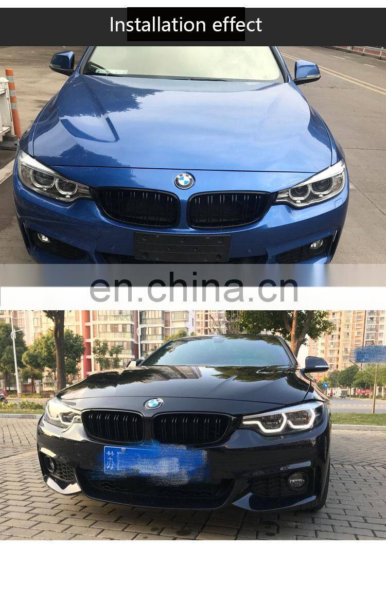 RUNDE M4 Carbon Fiber ABS Front Kidney Grille For BMW F32 F33 F36 F80 M3 F83 F82