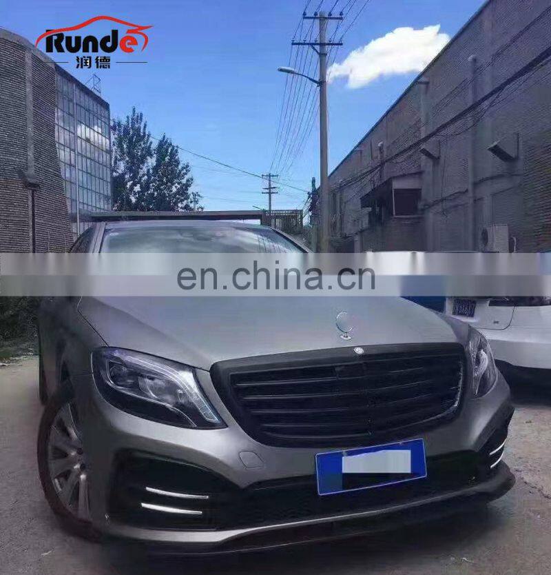 RUNDE W222 New arrival PD Style High Quality Car Bumper Car Body Kit For 2014-2017 Mercedes BENZ W222