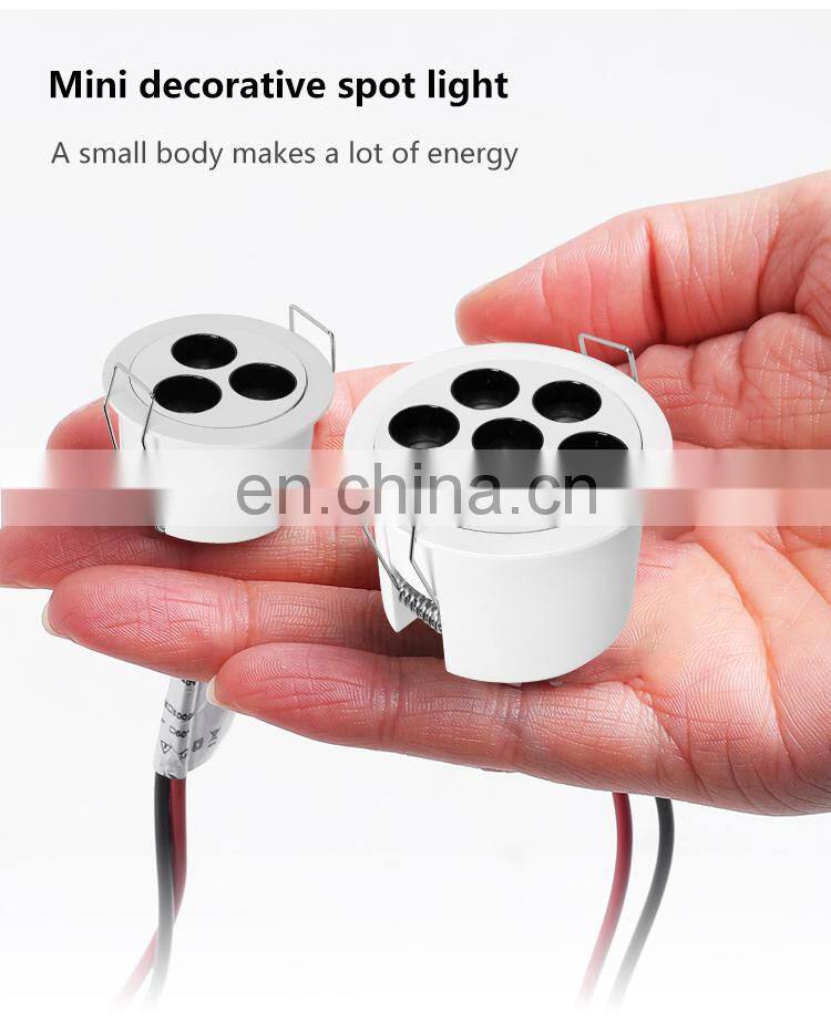 ALLWAY High Efficiency Luminous Efficiency Sports Stadiums 6watt 12watt Led  Recessed Spot Light