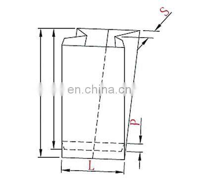 HD600E Roll fed mechanical kfc cookies snack small flat V Bottom fast Food Paper Bag forming making Machine