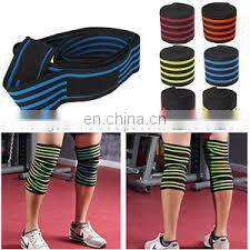 Elastic Breathable Knee Pain Relief Straps Support Wraps Gym Squat Lifting Knee Brace Compression Bandage Sleeve