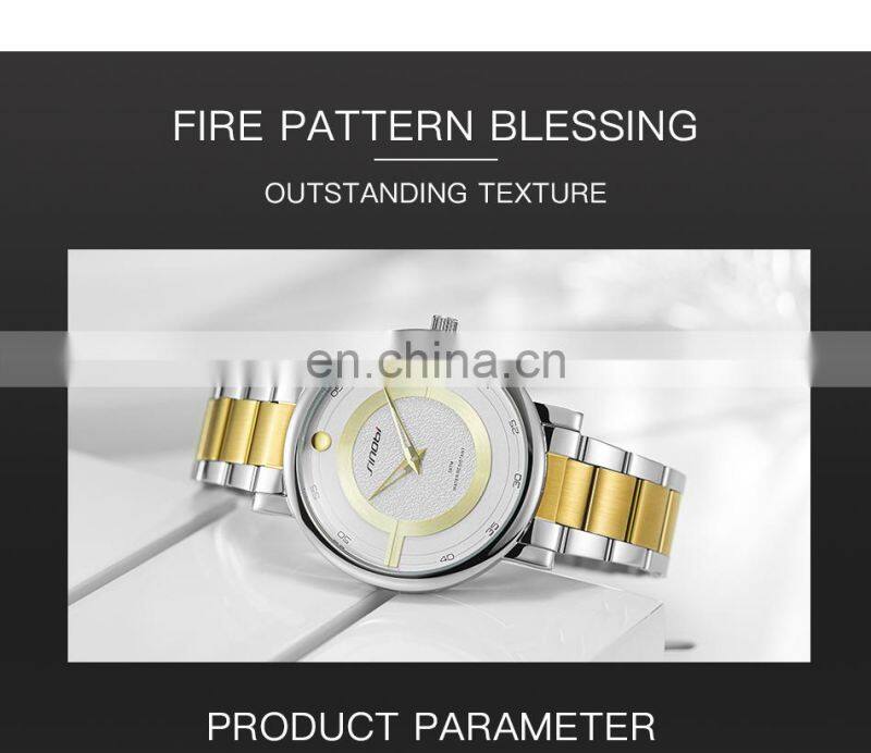 SINOBI Bracelet Wristwatch S9838G Mature Male Watches Classic Wrist Temperament Mens Luxury Watch Montre Homme