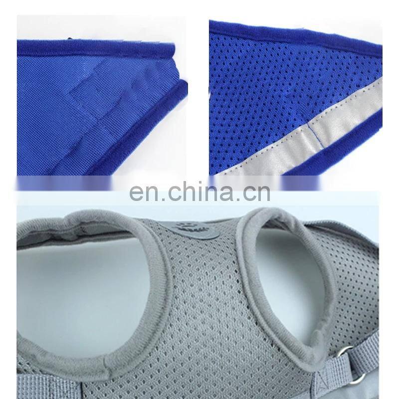 Dog Harness with Leash Summer Pet Adjustable Reflective Vest Walking Lead for Puppy Polyester Mesh Harness