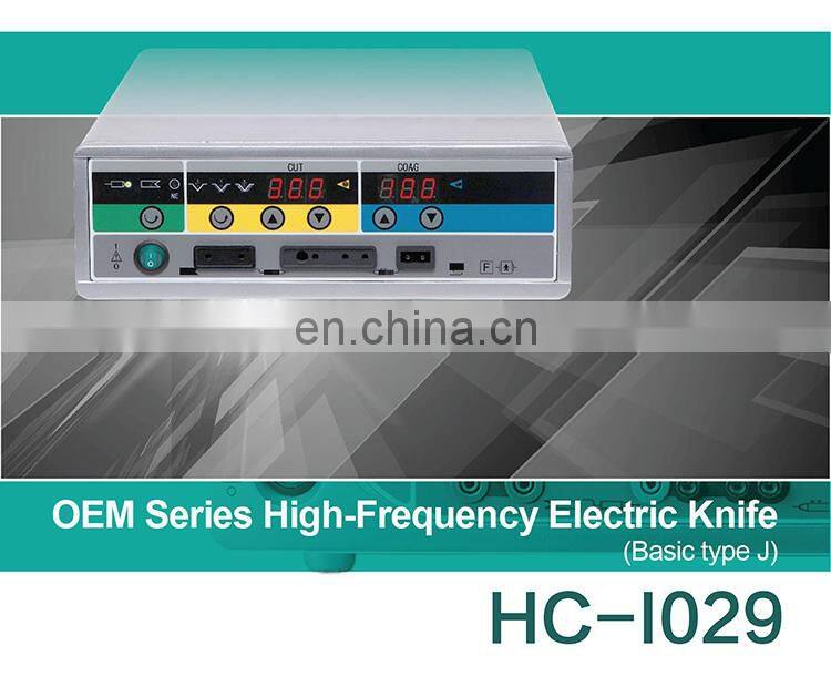 HC-I029 CE ISO marked High frequency electrosurgical generator/diathemy electrocautery machine with pencil