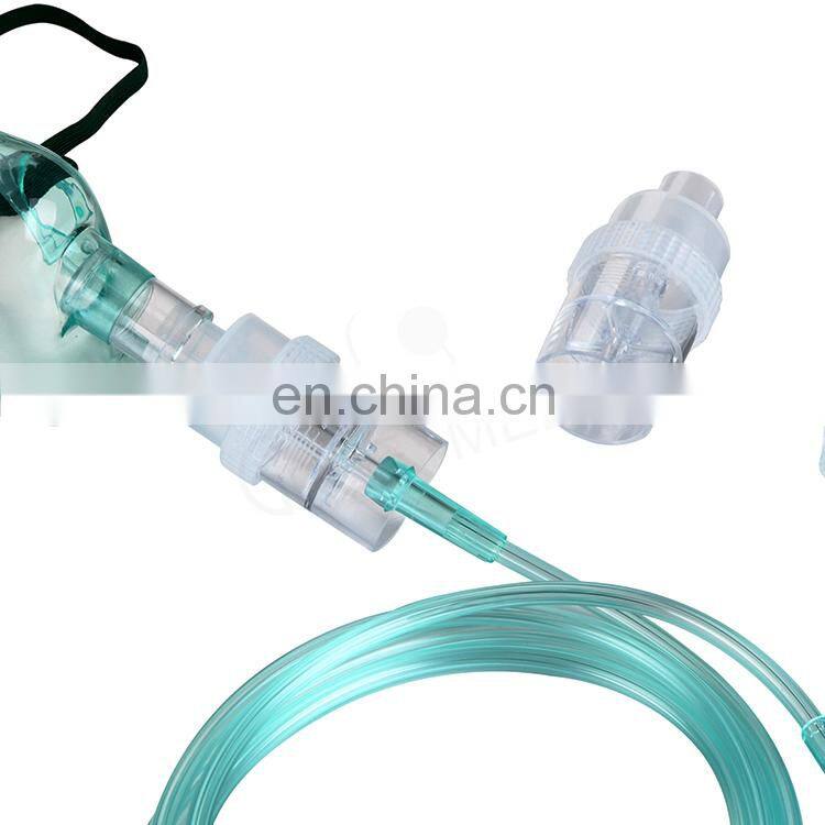 Greetmed Nebulizer Mask High Rate Aerosol Output Nebulizer Bottle Capacity 6cc Oxygen Nebulizer Mask