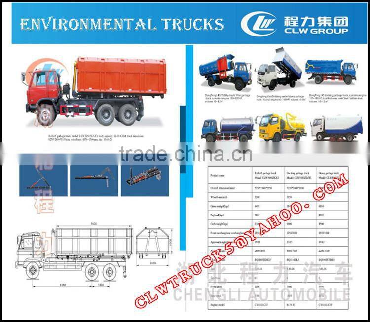 Dongfeng FRK 1.5 Tons Garbage Dump Truck,small garbage truck for sale