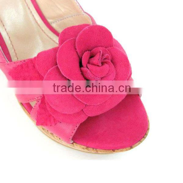 Wooden Wedge Heels Summer Sandal Ladies Fashion Wedge Sandals