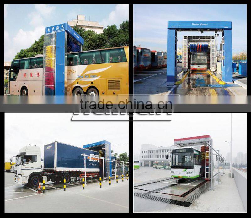 Newest design ad manufactue automatic bus wash plant