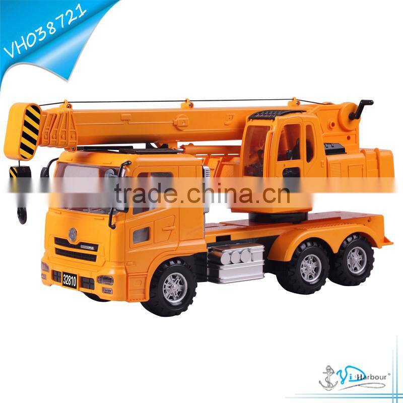 37cm Friction Police Wrecker Plastic Tow Truck Toy
