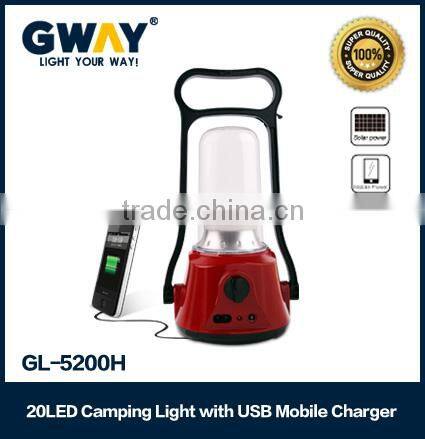 LED Camping lantern with USB mobile charger , 300lm10w,GL-5200H