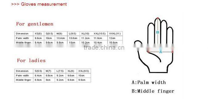 mens fashion high quality touch screen leather glove