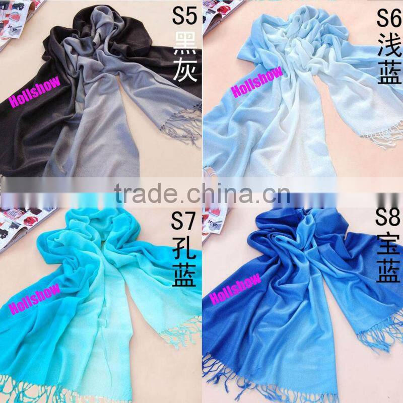 Hot-selling Cashmere Feel Two Tone Pashmina Acrylic Scarf