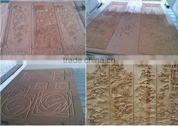 Door cnc router three spindle