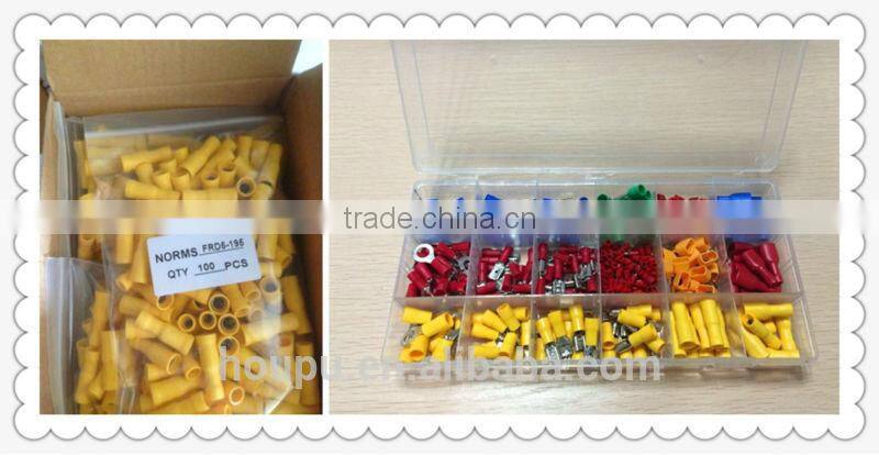 High quality BV/PVT purple copper electrical splice connector, insulated butt splice connectors