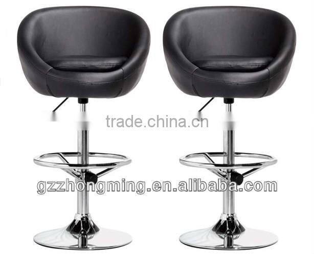 Modern Leather Bar Chair With Footrest Office Bar Chair ZM-37A