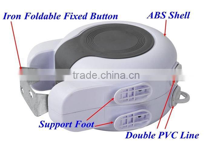 Double Line Rope Retractable Clotheslines