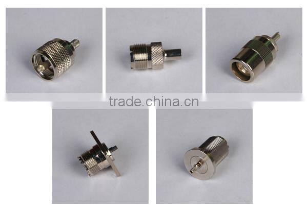 UHF plug, male, pin contact RF connector