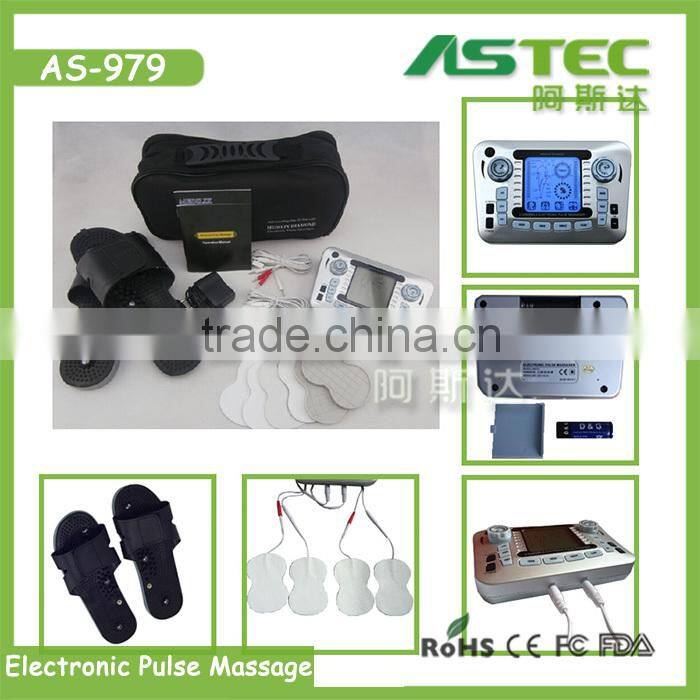 Dual Channel Electronic therapy foot reflexology pulse massager