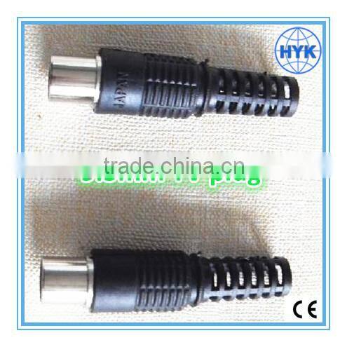 9.5mm TV plug/TV jack/angle type/coaxial connector screw type/audio & video plug