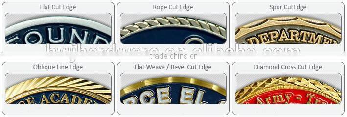 3D custom logo anti-brass plating metal challenge coin